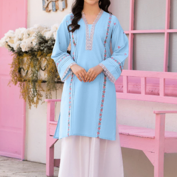 Kurti Plazo Embroided
