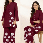 2 pc Embroided Dress