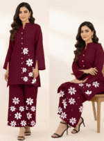 2 pc Embroided Dress